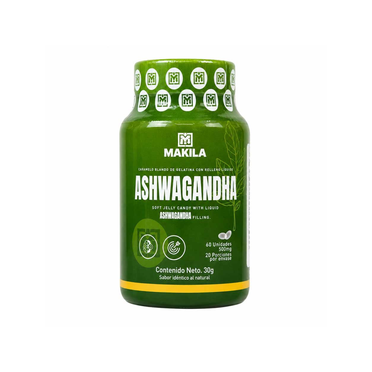 1 Frasco de MAKILA Ashwagandha
