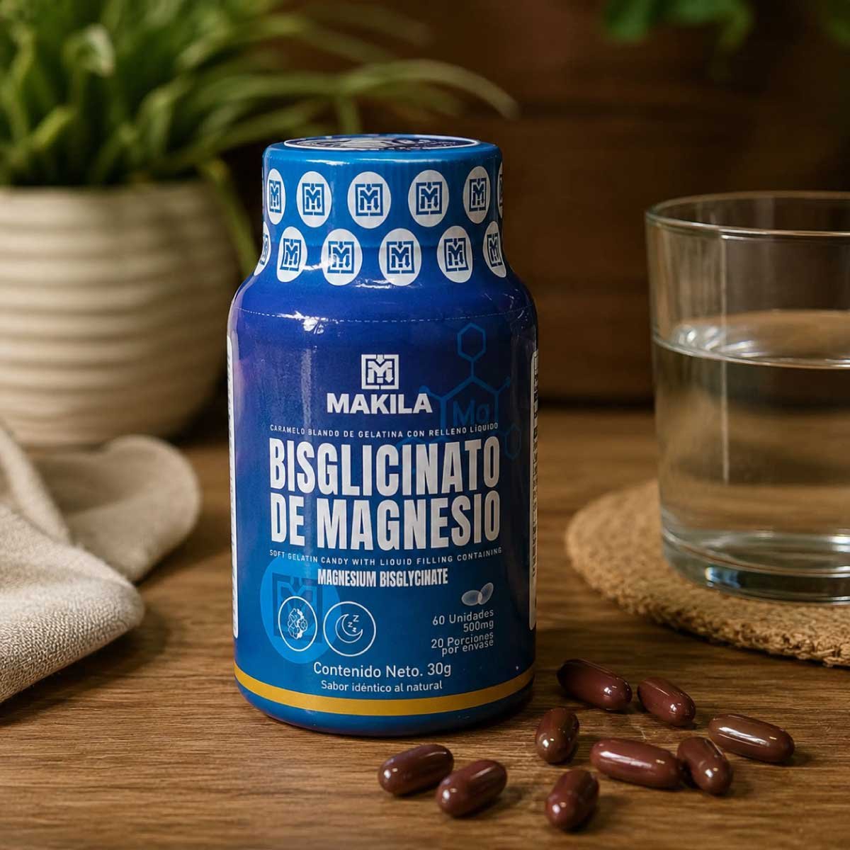 Bisglicinato de Magnesio en Cápsulas Blandas Makila | 60 Cápsulas - Imagen 4