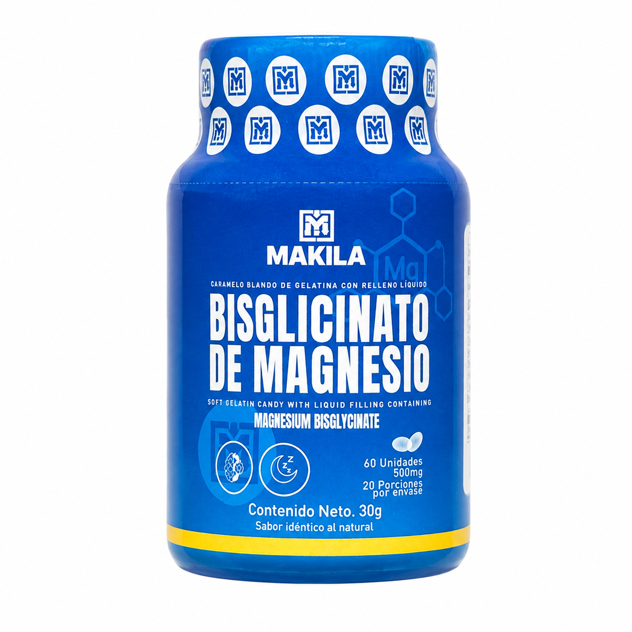 1 Frasco de MAKILA Bisglicinato de Magnesio