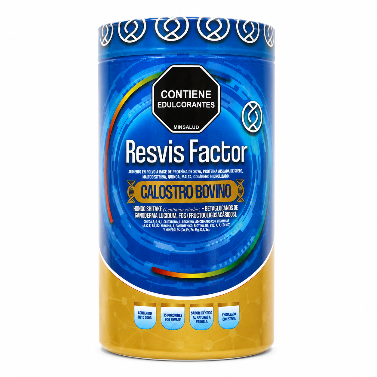 1 tarro de Resvis Factor Calostro Bovino