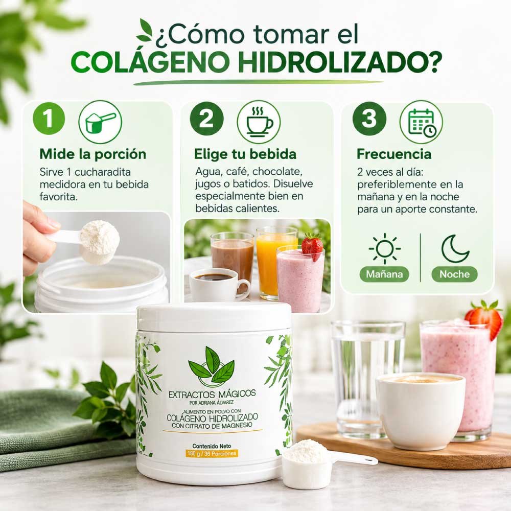 Colágeno Hidrolizado con Citrato de Magnesio | 180 gramos - Imagen 2