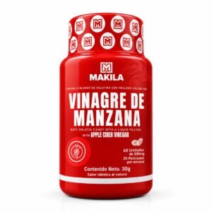Vinagre de Manzana en Cápsulas Blandas Makila | 60 Cápsulas
