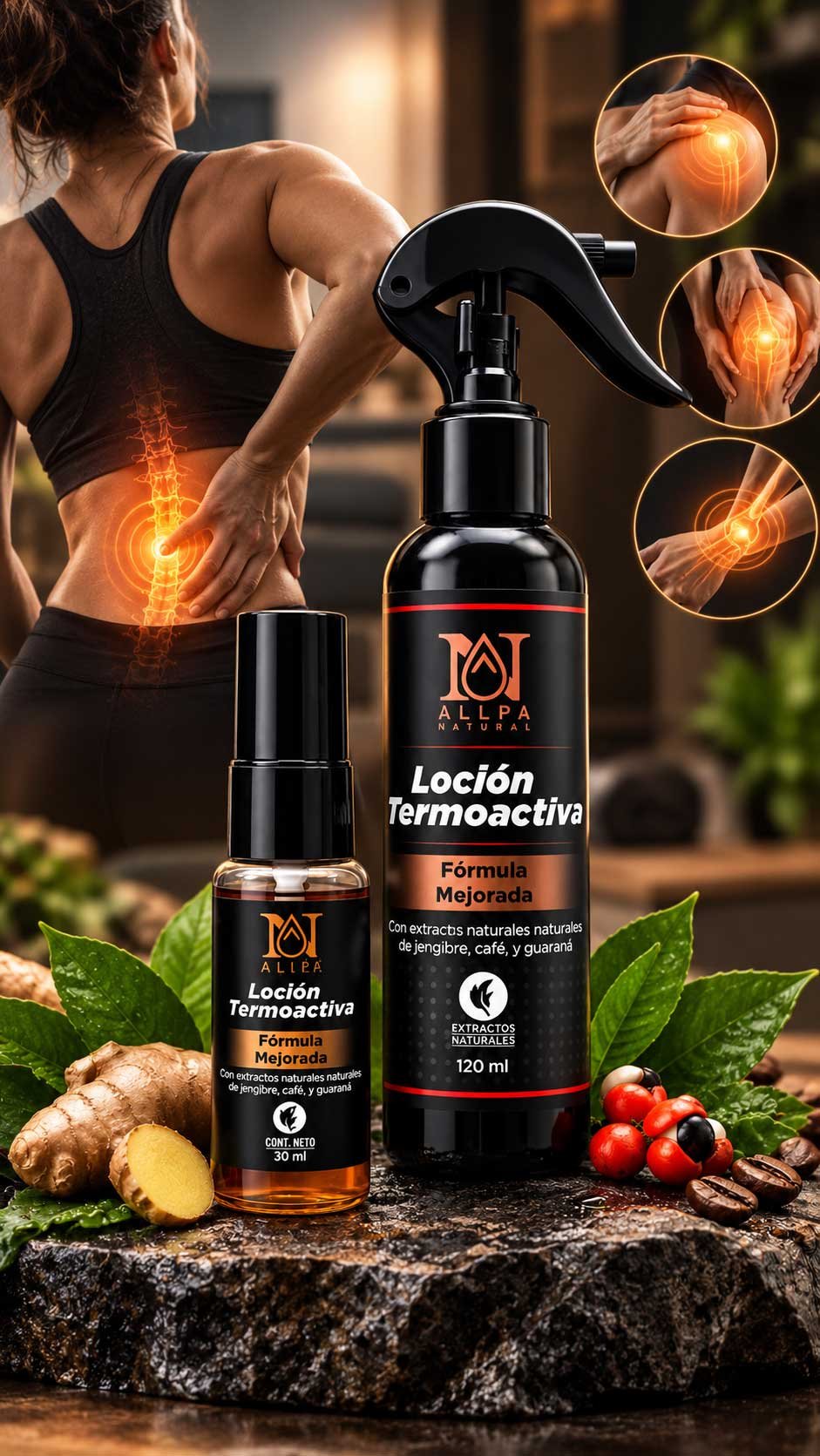Loción Termoactiva Allpa Natural de Savya Vital